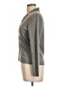 Tory Burch Gray Silk Cardigan Size L - photo 5