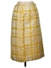 Unbranded Tweed Yellow Formal Skirt Size 2 - photo 1