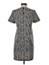 Zara Basic Chevron-herringbone Gray Casual Dress Size S - photo 2