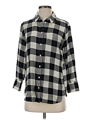 Treasure & Bond 3/4 Sleeve Button-Down Shirt (view 1)