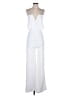 Lulus Color Block White Jumpsuit Size S - photo 1