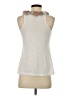 One September Ivory Sleeveless Blouse Size S - photo 2