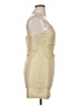 B. Darlin 100% Polyester Metallic Gold Cocktail Dress Size 15 - 16 - photo 4