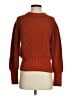 French Connection 100% Cotton Solid Orange Pullover Sweater Size S - photo 1