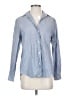 Grayson 100% Cotton Blue Long Sleeve Button-Down Shirt Size XS (1) - photo 1