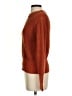 French Connection 100% Cotton Solid Orange Pullover Sweater Size S - photo 5
