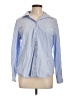 Unbranded Stripes Blue Long Sleeve Button-Down Shirt Size 10 - photo 1