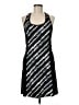 Lola Graphic Black Cocktail Dress Size M - photo 1