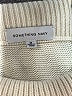 Something Navy Solid Ivory Turtleneck Sweater Size M - photo 7