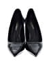 Azalea Wang 100% Leather Black Heels Size 6 - photo 2