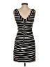 Express Stripes Black Casual Dress Size 4 - photo 2