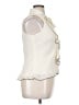 Liz & Co. 100% Polyester Ivory Sleeveless Blouse Size 14 - photo 4