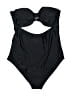 Cupshe Solid Black One Piece Swimsuit Size L - photo 2