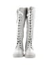 Shoedazzle White Boots Size 10 - photo 2