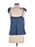 Gap 100% Lyocell Blue Sleeveless Blouse Size XS - photo 2