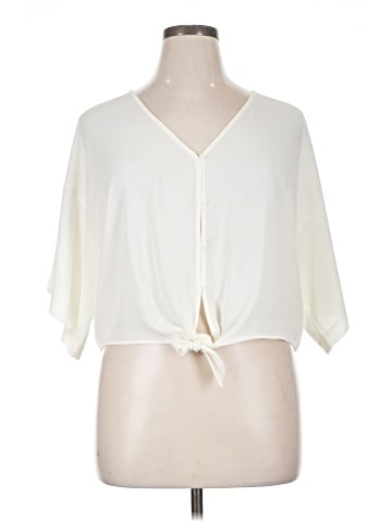 Forever 21 Short Sleeve Blouse (view 1)