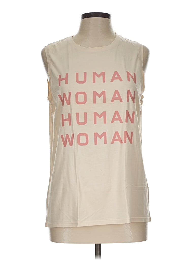 Pre-owned Everlane Sleeveless T-shirt In Tan