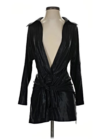 Norma Kamali Faux Leather Jacket (view 1)