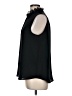 Ann Taylor Black Sleeveless Button-Down Shirt Size M - photo 5