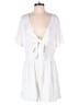 Unbranded 100% Polyester Solid White Romper Size L - photo 1