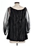 CeCe Black 3/4 Sleeve Blouse Size XL - photo 2