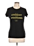 Gildan 100% Polyester Black Short Sleeve T-Shirt Size L - photo 1