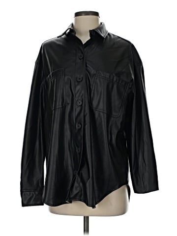American Eagle Outfitters Faux Leather Jacket (view 1)