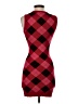 Zara Argyle Red Cocktail Dress Size S - photo 2