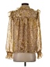 Fate Gold Long Sleeve Blouse Size S - photo 2