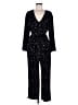Gap 100% Polyester Stars Black Jumpsuit Size 8 - photo 1