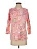 Talbots Paisley Pink Pullover Sweater Size S - photo 1