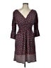 Max Edition Print Blue Casual Dress Size L - photo 1
