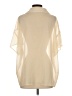 Shein Ivory Short Sleeve Blouse Size 4 - photo 2