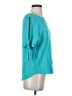 Korye 100% Rayon Teal 3/4 Sleeve Top Size S - photo 4