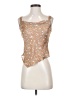 Heartloom 100% Polyester Tan Sleeveless Top Size XS - photo 1