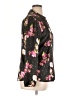 Croft & Barrow Floral Black Long Sleeve Blouse Size XL - photo 4