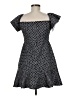 Saloni Polka Dots Black Cocktail Dress Size 8 - photo 2