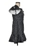 Saloni Polka Dots Black Cocktail Dress Size 8 - photo 4