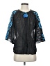 Assorted Brands Black 3/4 Sleeve Blouse Size S - photo 1