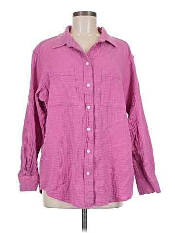 Gap Long Sleeve Button-Down Shirt (view 1)