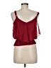 New Glory 100% Polyester Red Sleeveless Blouse Size M - photo 2
