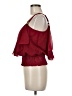 New Glory 100% Polyester Red Sleeveless Blouse Size M - photo 5