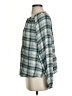 Old Navy Plaid Teal Long Sleeve Blouse Size S (tall) - photo 5