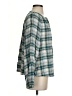 Old Navy Plaid Teal Long Sleeve Blouse Size S (tall) - photo 4