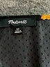 Madewell 100% Polyester Black Bubble-Sleeve Wrap Top in Floating Florets Size XS - photo 7