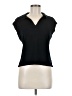 Scoop Black Short Sleeve Top Size M - photo 1