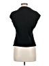Scoop Black Short Sleeve Top Size M - photo 2