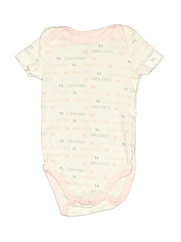 Calvin Klein Short Sleeve Onesie (view 1)