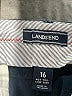 Lands' End Stripes Gray Shorts Size 16 - photo 3