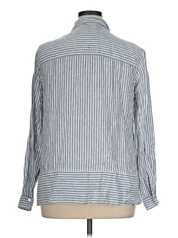 Tahari Long Sleeve Button-Down Shirt (view 2)